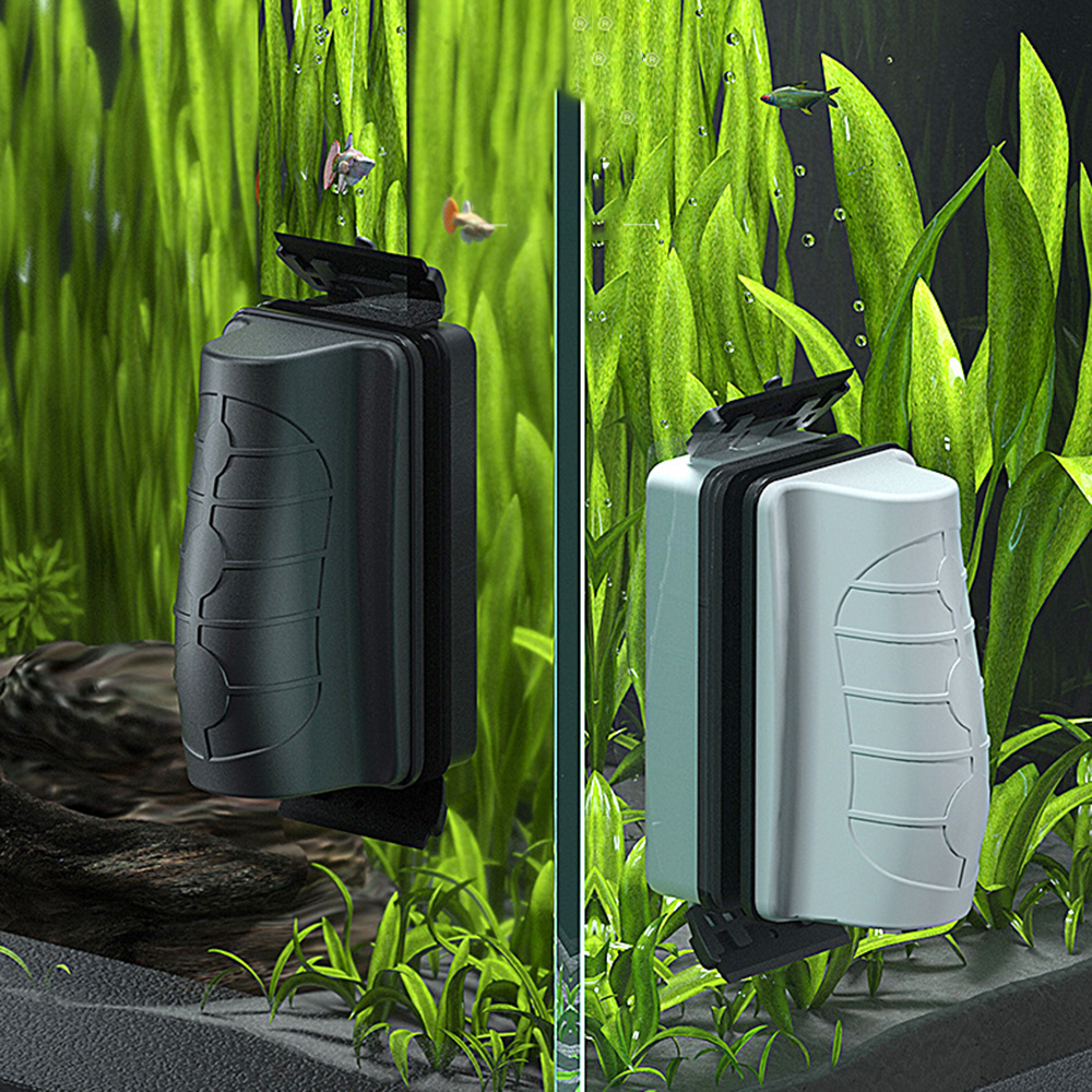 Marine Aquarium Glass Cleaner - 1PC Fish Tank Magnetic Brush Carbon