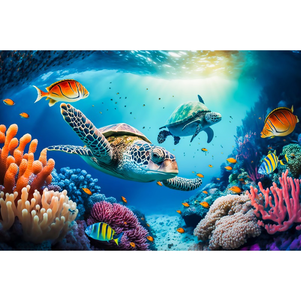 Underwater World Backdrop Unde – Aquarium Marine World recenzja i cena