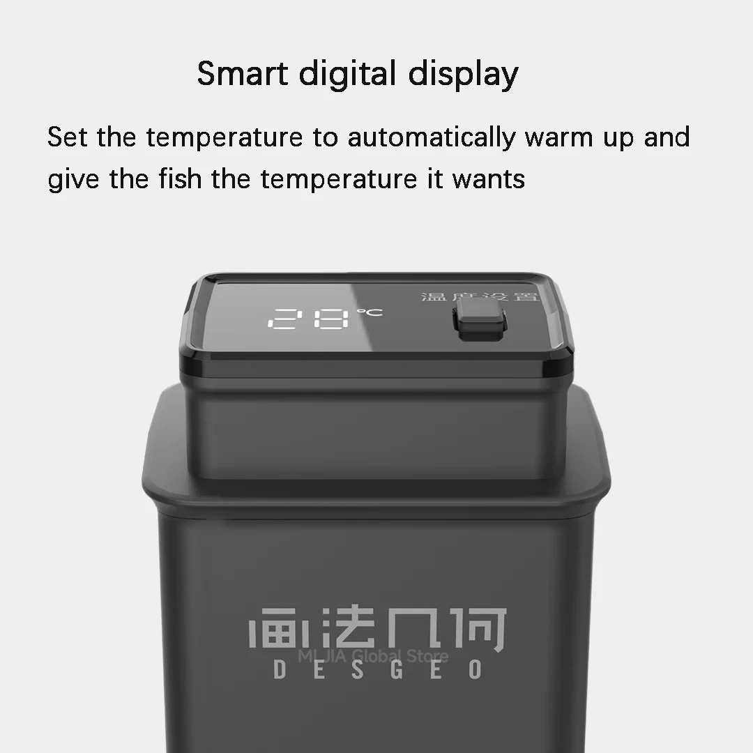 DESGEO 50W Smart Aquarium Heat – Marine Aquarium Heater recenzja i cena