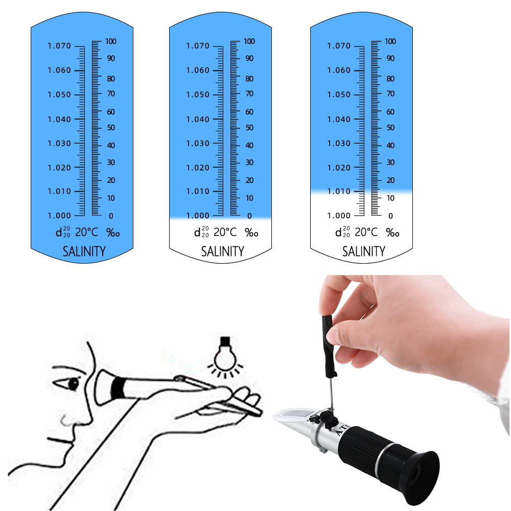 Salinity Refractometer 0-10% 1 – Aquarium Marine Salt recenzja i cena
