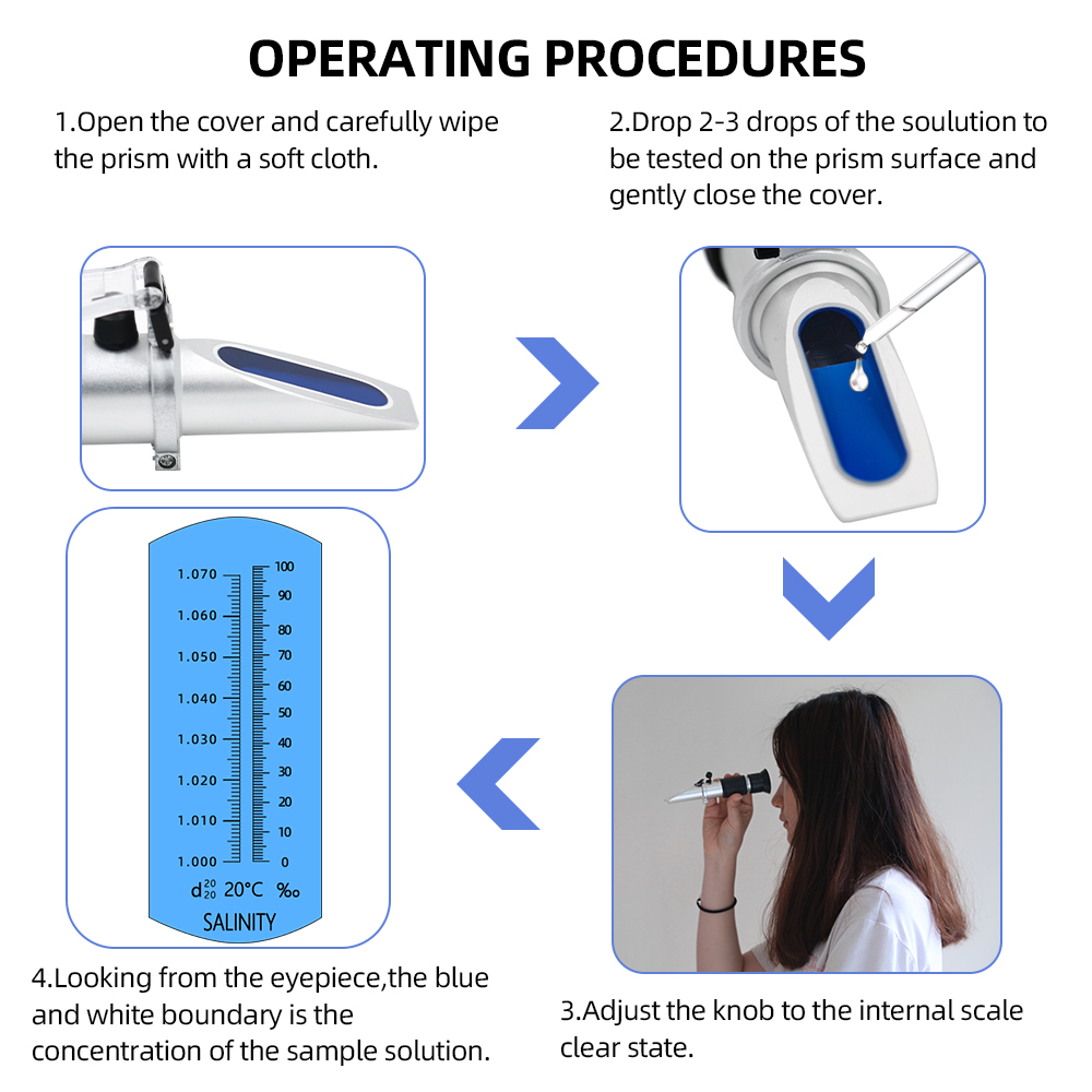 Salinity Refractometer 0-10% 1 – Aquarium Marine Salt recenzja i cena