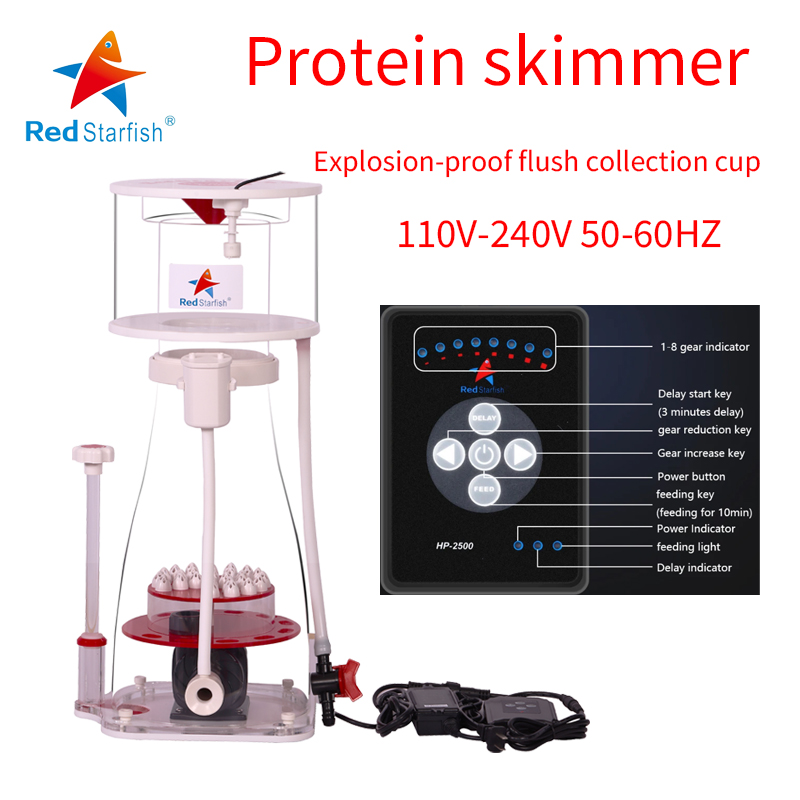 110-240V Red Starfish  Aquariu – Protein Skimmer Hang On recenzja i cena