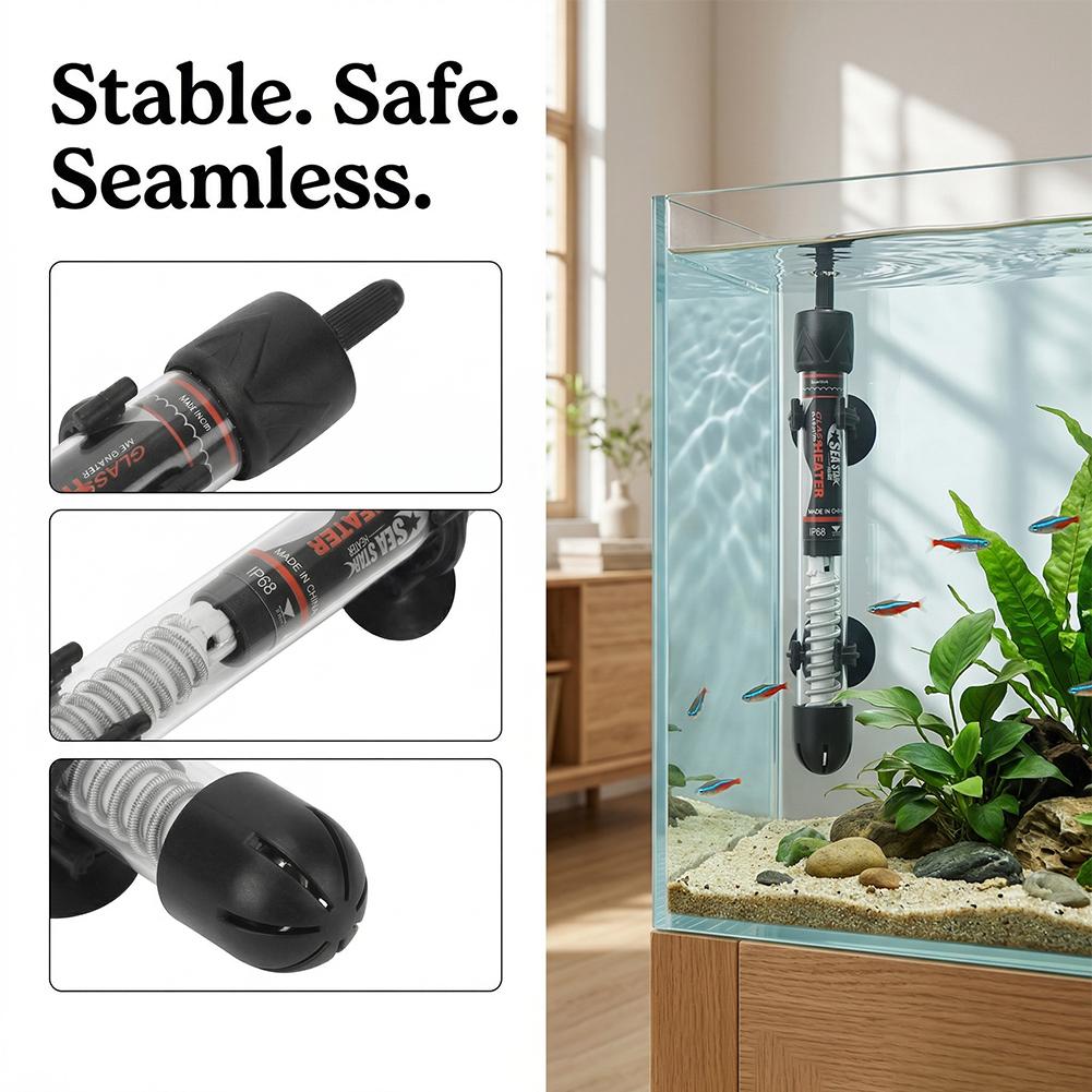 25W/50W/100W /200W/300W Aquari – Marine Aquarium Heater recenzja i cena
